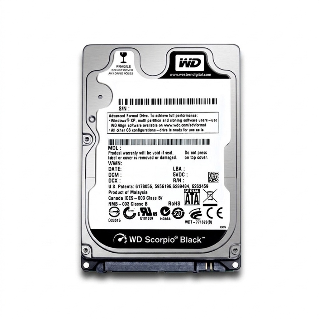 هارد دیسک وسترن دیجیتال مدل WD500LPLX ظرفیت 500 گیگابایت