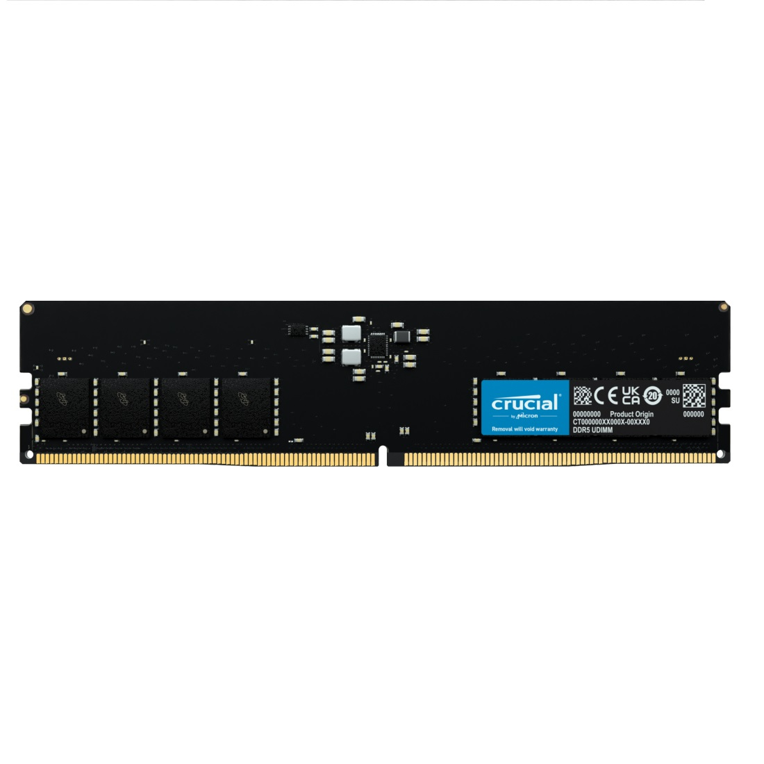 رم دسکتاپ کروشیال DDR5 تک کاناله 16 گیگابایت مدل CT16G56C46U5 با فرکانس 5600 مگاهرتز و تایمینگ CL46 U-DIMM