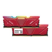 رم کامپیوتر DDR5 دو کاناله 5600 مگاهرتز CL38 گیل Polaris RGB (Red) ظرفیت 32 گیگابایت